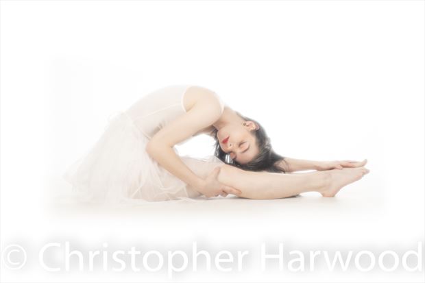 ayla stretching figure study photo by photographer christopher harwood