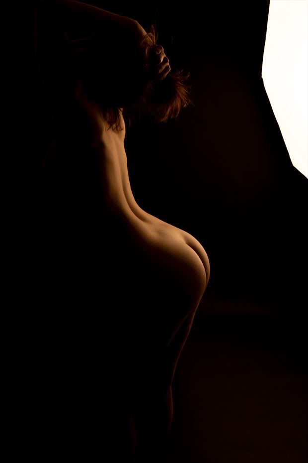 back artistic nude photo by photographer alejandro vaccarili