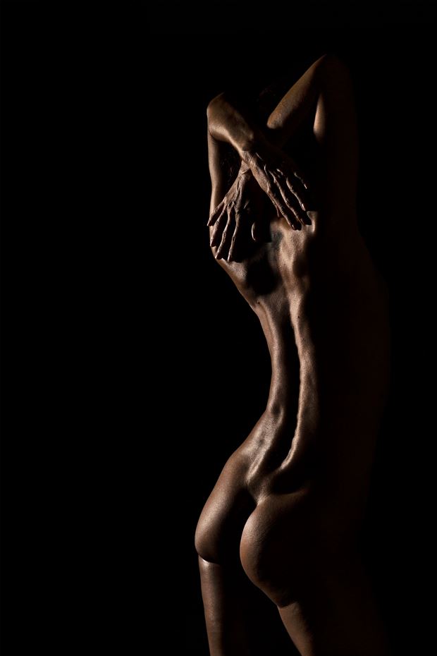 back artistic nude photo by photographer bill cole