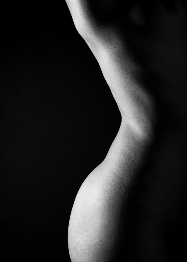 back lit artistic nude photo by photographer artytea