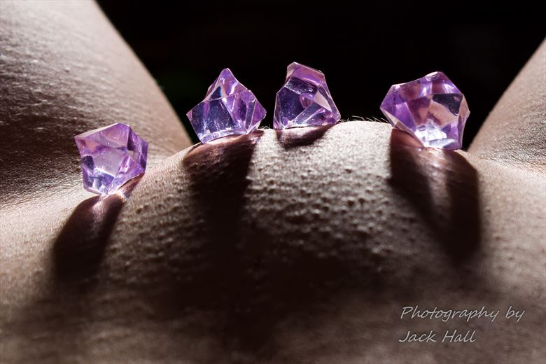 backlit study of gemstones abstract photo by photographer jack hall