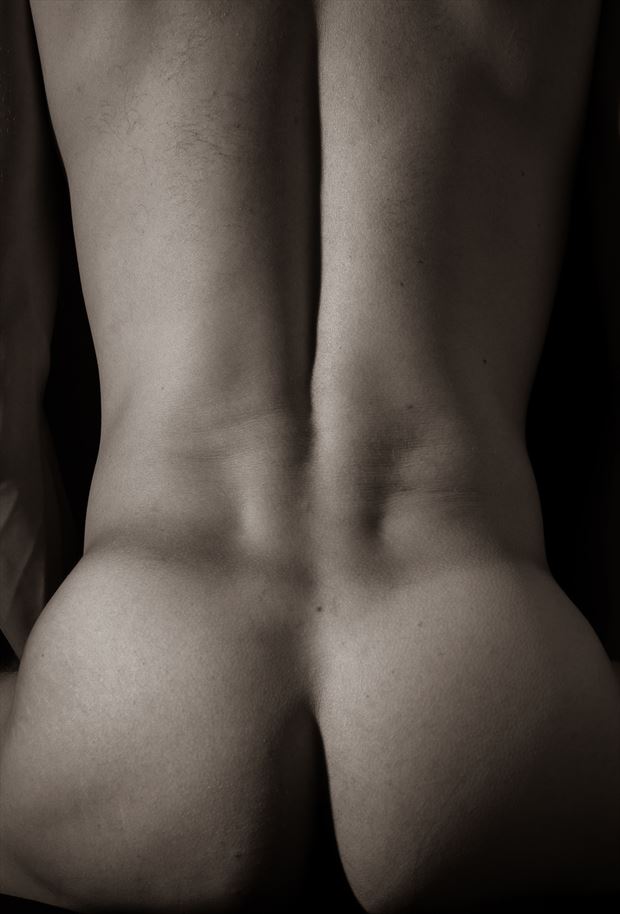 backside bodyscape artistic nude photo by photographer art studios huck