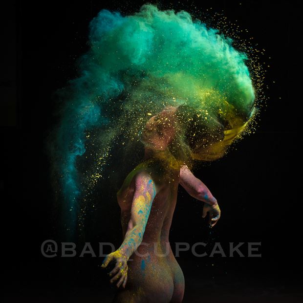 bad cupcake and friend making big art mess artistic nude photo by photographer bad_cupcake