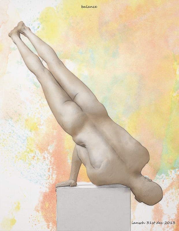 balance Artistic Nude Artwork by Artist ianwh
