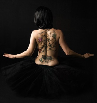 ballerina Tattoos Photo by Model Attica faye