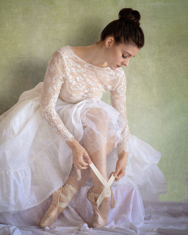 ballerina in color soft focus photo by photographer photorp