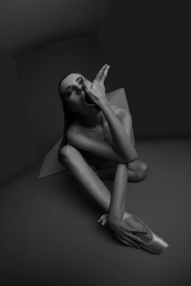 ballerina in the box 2 artistic nude photo by photographer amyxphotography
