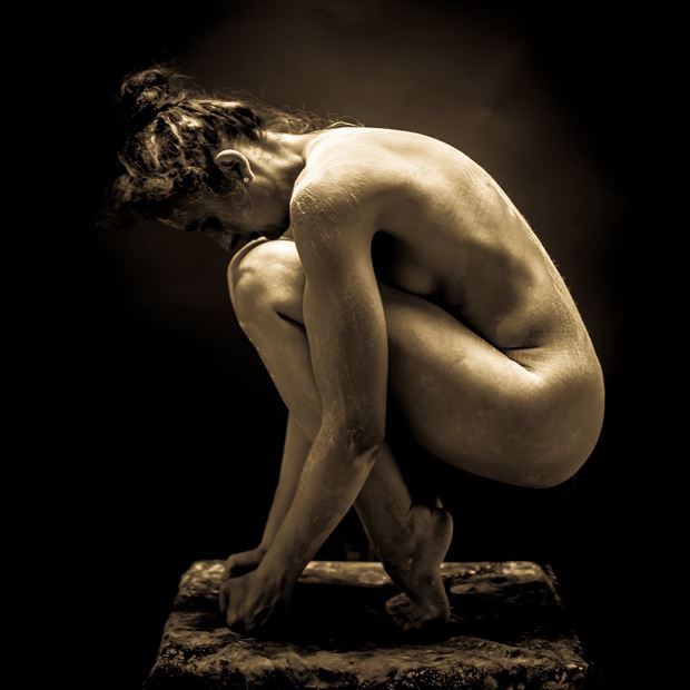 ballet dancer artistic nude artwork by photographer fine art photics