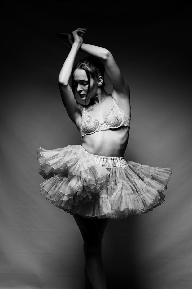 ballet girl lingerie photo by model ayeonna gabrielle