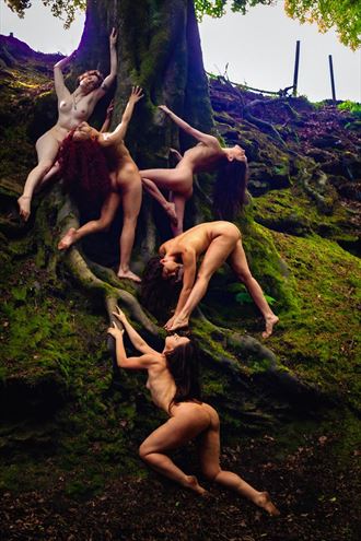 bare roots artistic nude photo by artist muse evolution photo