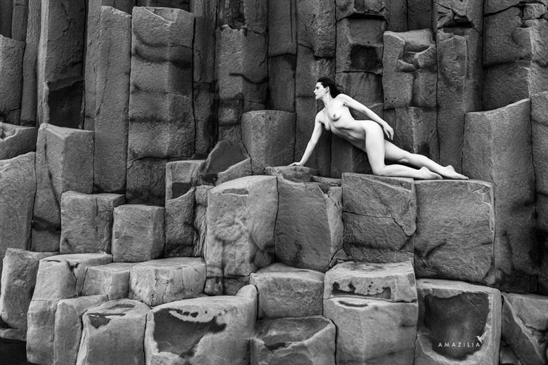 basalt column nude artistic nude photo by photographer amazilia photography