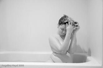 bath self portrait implied nude photo by model amalya fae