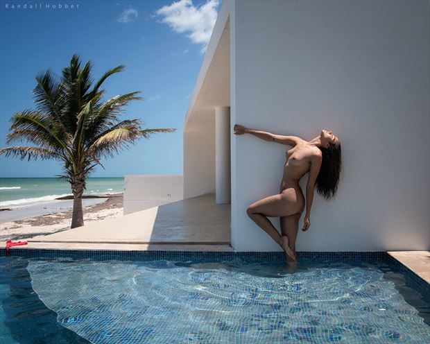 beach villa artistic nude photo by photographer randall hobbet