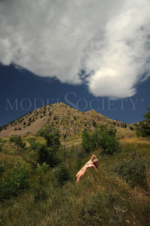 bear butte state park sd artistic nude photo by photographer ray valentine
