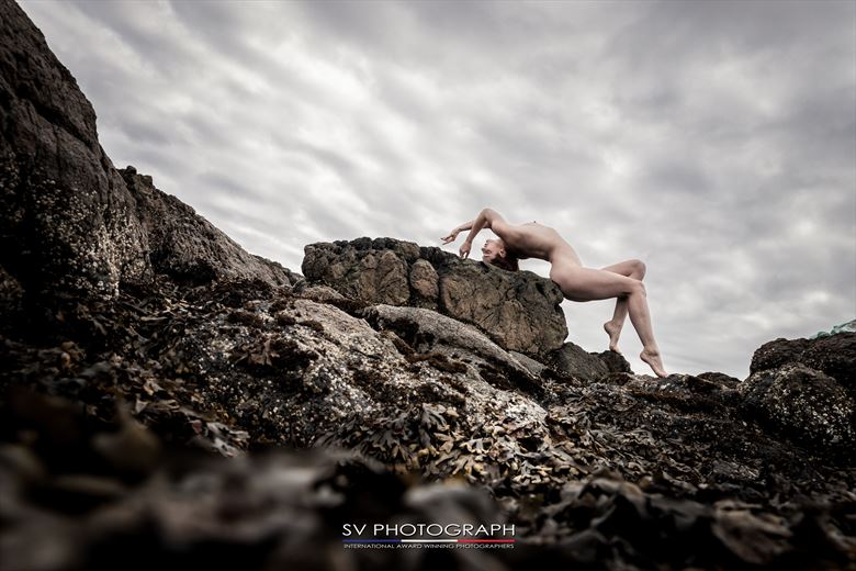 beauty on the rock artistic nude photo by photographer sv photograph