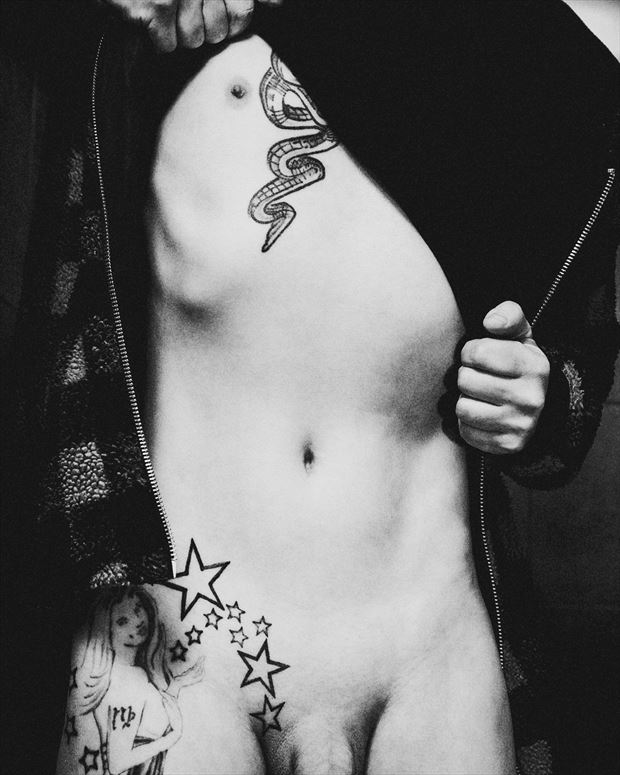 behaving extravagantly in order to attract attention tattoos photo by model marschmellow