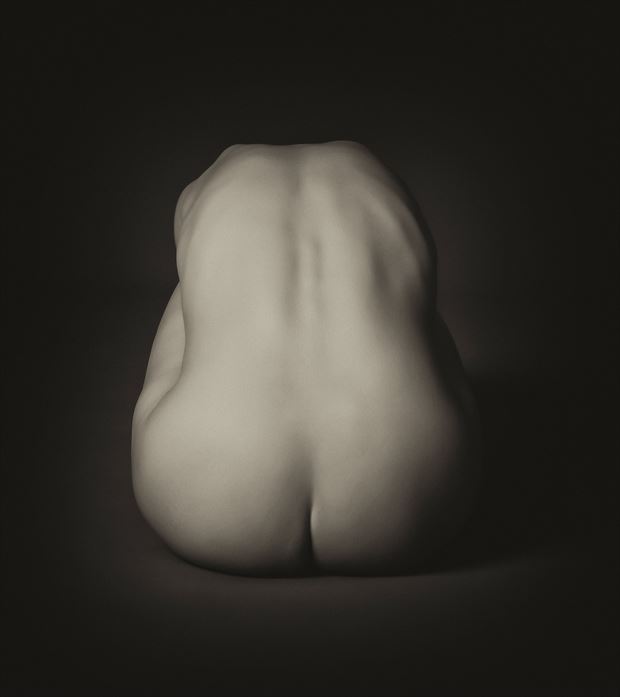 behind artistic nude artwork by photographer neilh