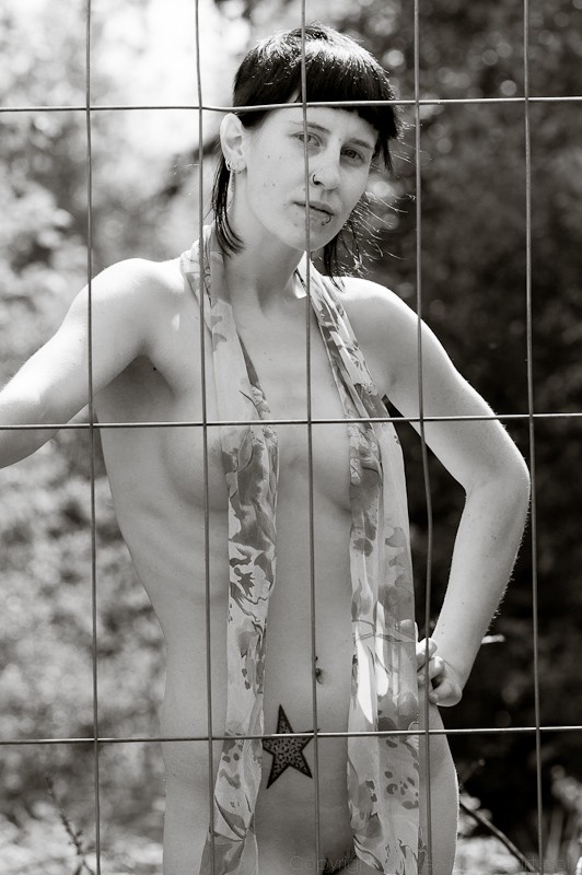 behind the fence Artistic Nude Photo by Photographer steve