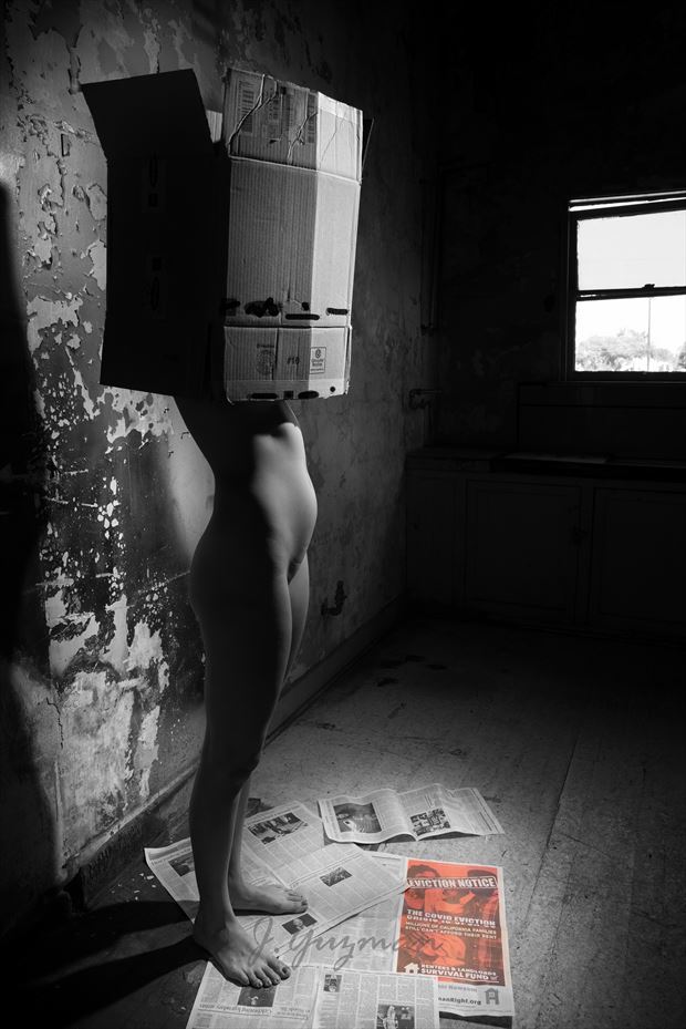 being evicted artistic nude photo by photographer j guzman