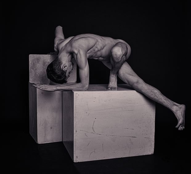 benji on the box artistic nude photo by photographer town crier photos