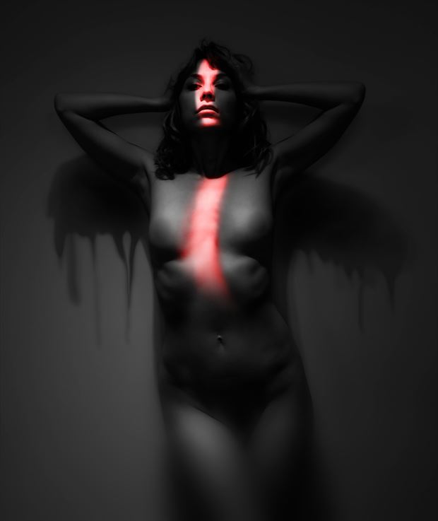 bird of pain artistic nude photo by photographer will g