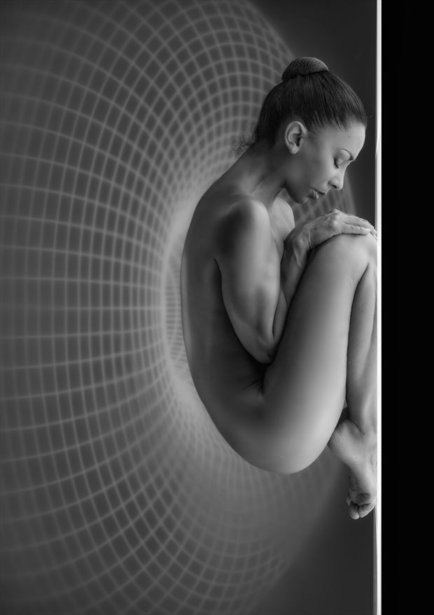 birth artistic nude artwork by model laetitia model