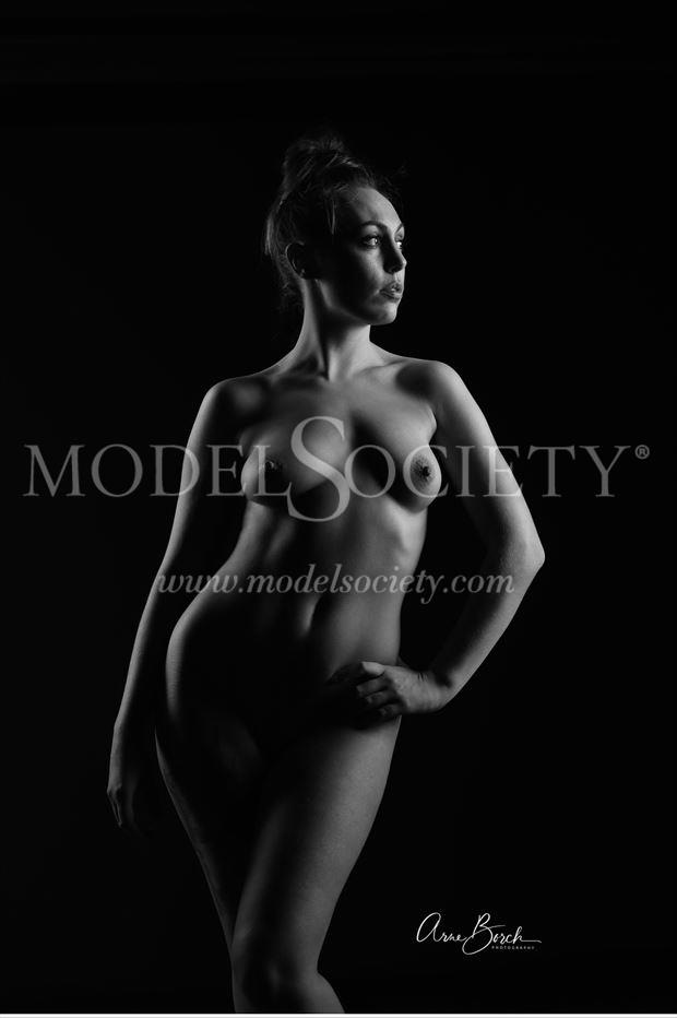 black and white portrait artistic nude photo by photographer artborch photo