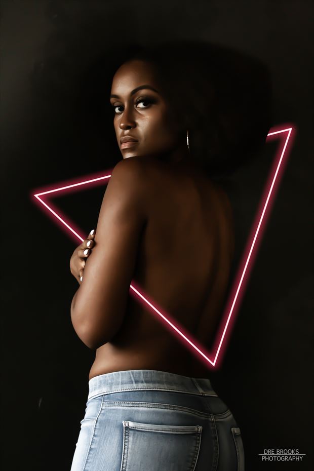 black girl magic implied nude photo by photographer dre brooks
