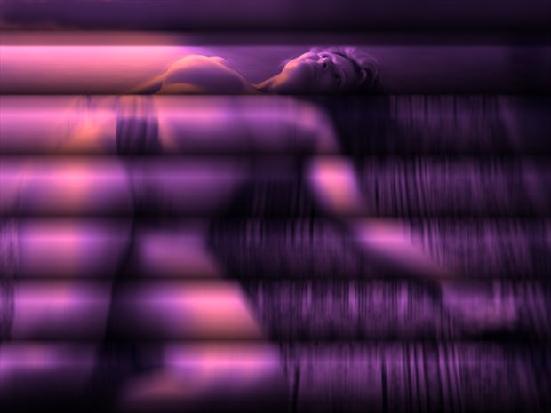 blinds in the afternoon artistic nude photo by photographer mwana