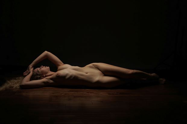 blond hair on wood artistic nude photo by photographer dorola visual artist