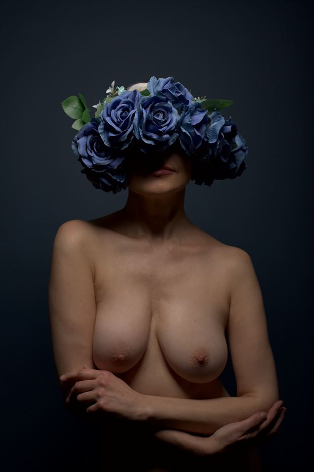 bloom goddess of flora artistic nude photo by photographer adero