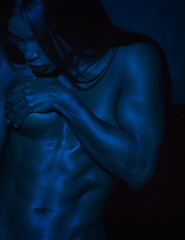 blu artistic nude photo by photographer bob simpson