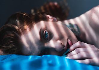 blue eyed babe tattoos photo by model bella trix