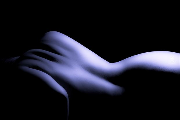 blue nude back artistic nude photo by photographer craftedpixelstudios