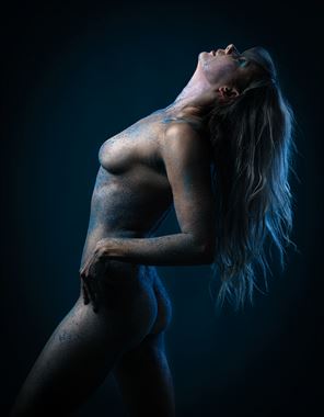 blue sand no 1 artistic nude photo by model alexandra queen