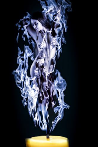 blue smoke sensual photo by photographer clsphotos