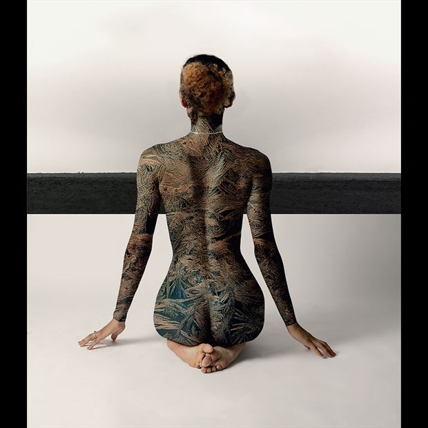 body art artistic nude photo by photographer full bleed image
