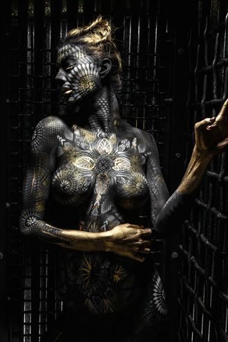 body paint artistic nude photo by photographer studio5graphics