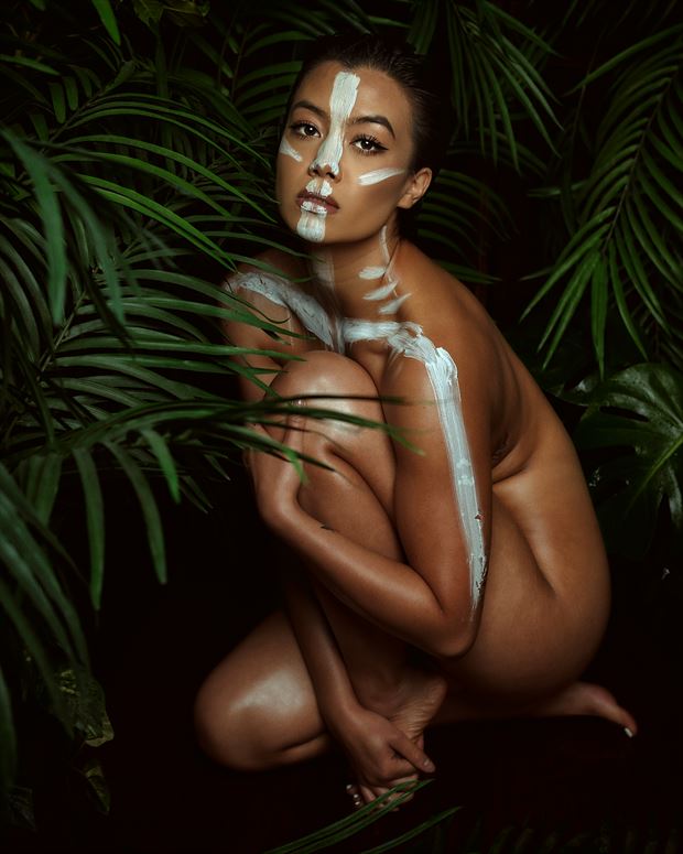 body painting implied nude photo by model thedarkmotherkali