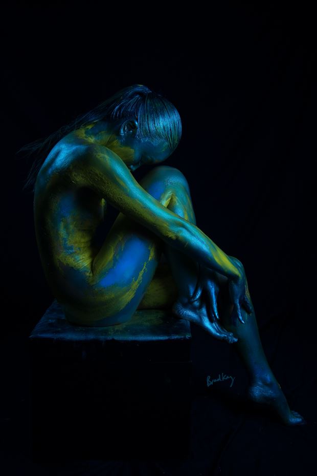 body painting implied nude photo by photographer bradley delaney