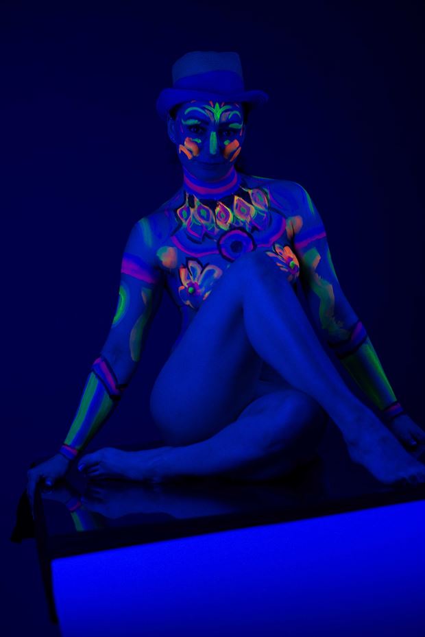 body painting photo by model dylan fox 