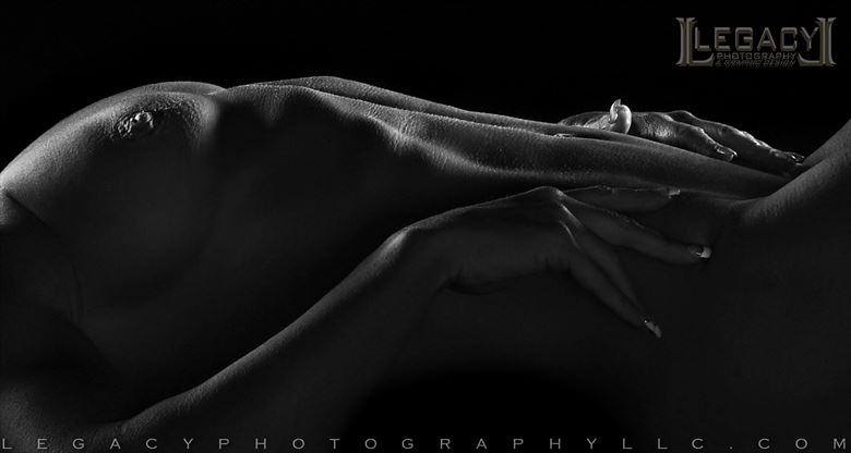 bodyscape in black artistic nude photo by photographer legacyphotographyllc