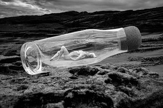 bottled up artistic nude photo by photographer stephen wong