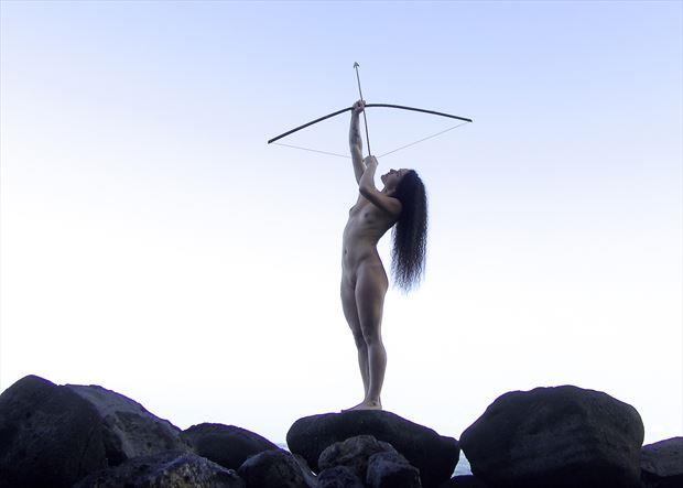 bow and arrow artistic nude photo by photographer julien photography