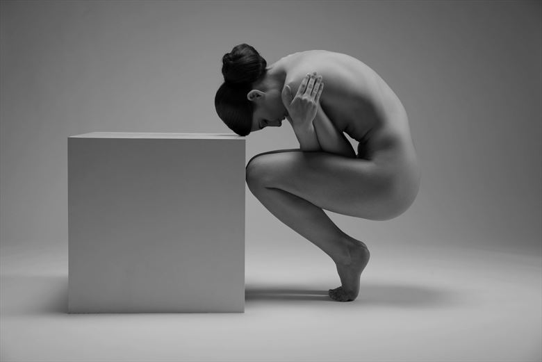 box artistic nude photo by photographer tom c