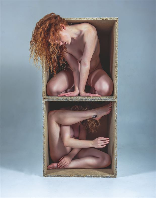 boxed out artistic nude photo by photographer neilh