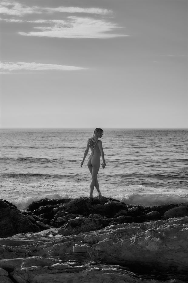 brooke by the ocean artistic nude artwork by photographer daniel tirrell photo