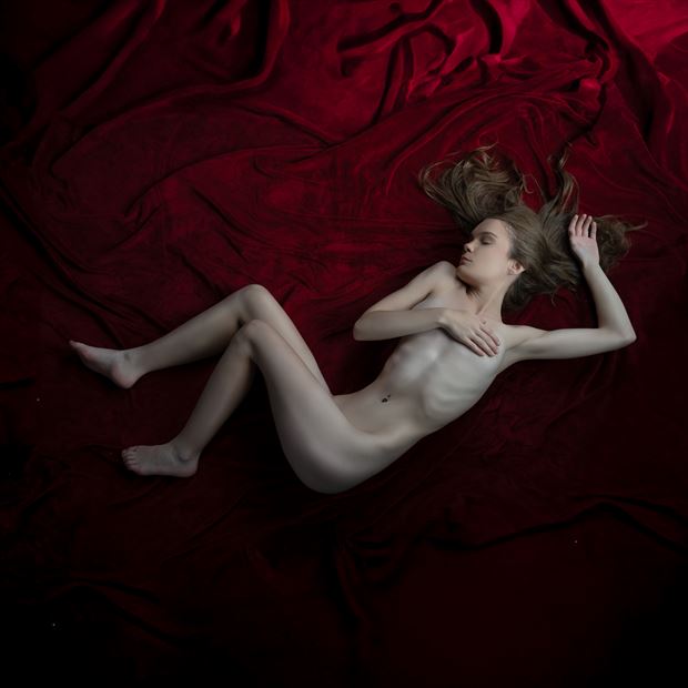 brooklyn on velvet artistic nude photo by photographer boudoirstudio ca
