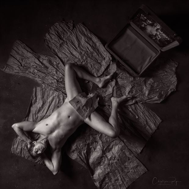 brown paper day sensual photo by photographer christopher b ryan