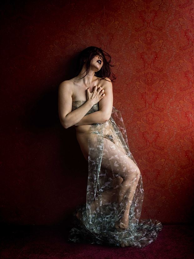 burdened and anguished artistic nude photo by photographer yevette hendler